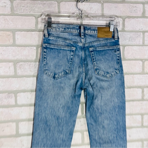 rag & bone Peyton Midrise Bootcut Jeans in Malvern Wash Size 23 - Picture 8 of 11